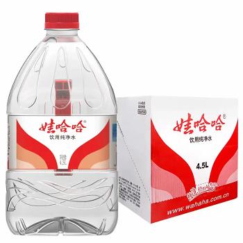 娃哈哈纯净水4.5L